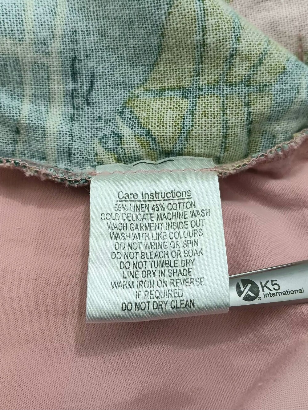 Princess Highway Monstera Linen Blend Wide Leg Pants Pink Green Tropical Sz 18 - Picture 8 of 10